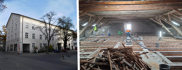 Dachsanierung im Vermessungsamt Rosenheim